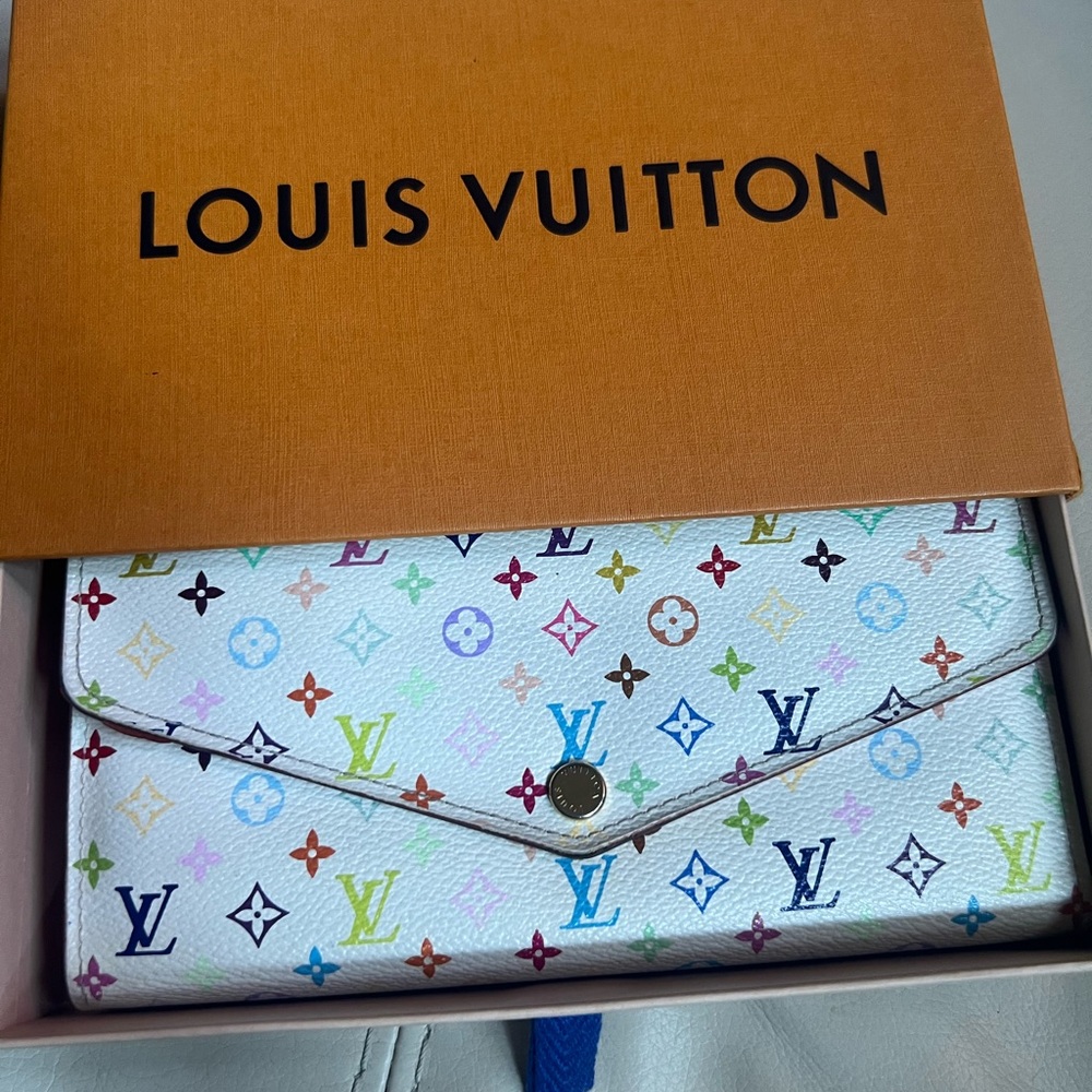 Louis Vuitton Monogram Multicolor Sarah Wallet